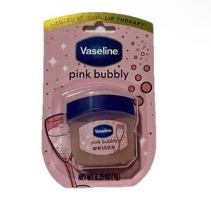 Vaseline Lip Therapy - Pink Bubbly - 1 Pack: Limited Edition 0.25oz New Sealed